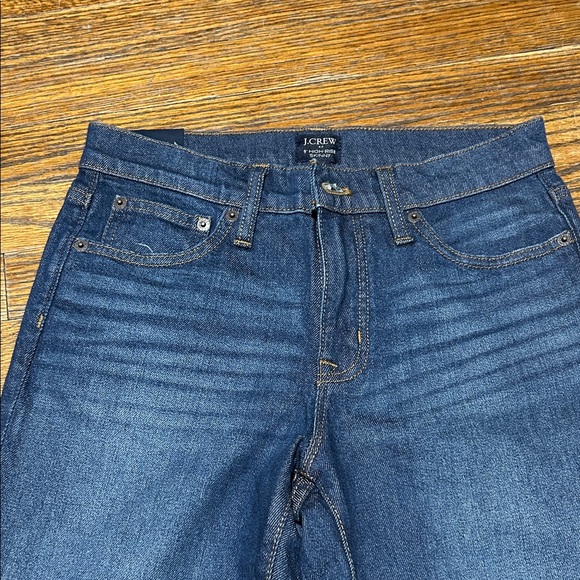 J. Crew NWT Women's Deep Blue 9 in high rise Skinny Jeans - Picture 2 of 7